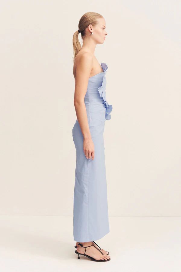 SHONA JOY - CAMPBELL MIDI DRESS - CORNFLOWER BLUE