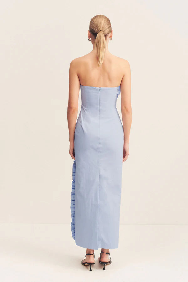 SHONA JOY - CAMPBELL MIDI DRESS - CORNFLOWER BLUE