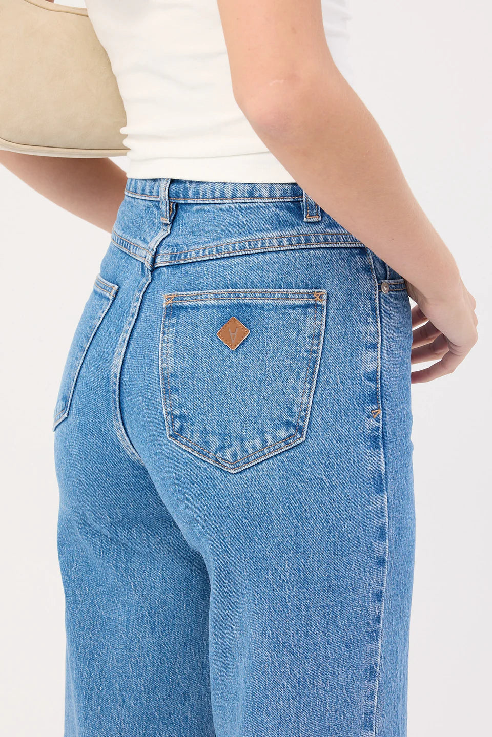 A BRAND -A 94 HIGH WAISTED WIDE JEAN - DEBBIE