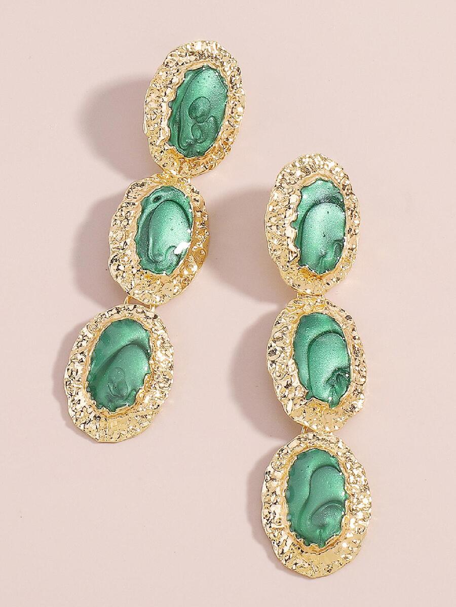KIAMA EARRINGS - GREEN