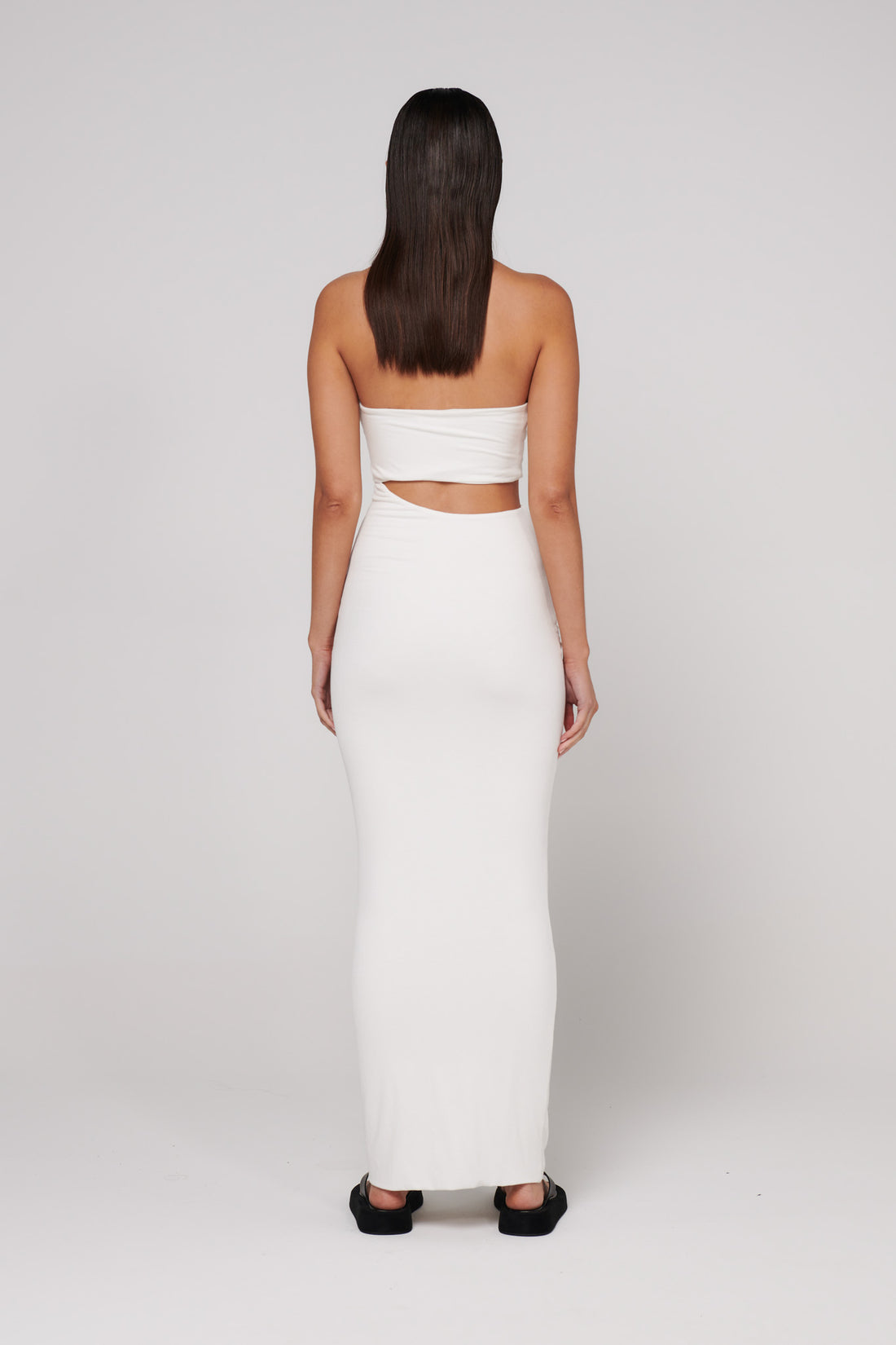 BAYSE - IZARA SHAYE MIDI - WHITE