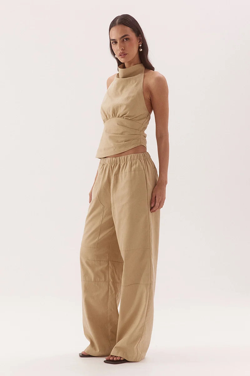REMY TOP - CARAMEL