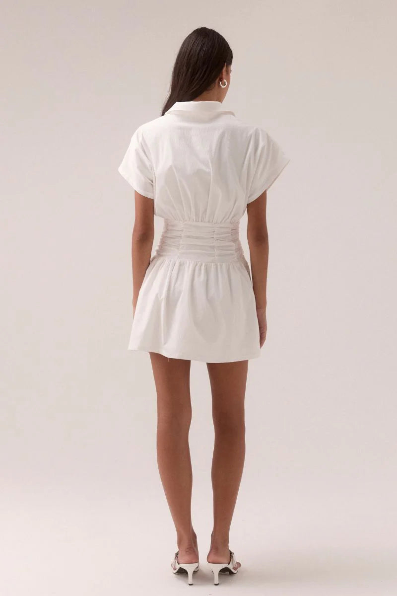 SOVERE - STELLAR MINI DRESS - CHALK