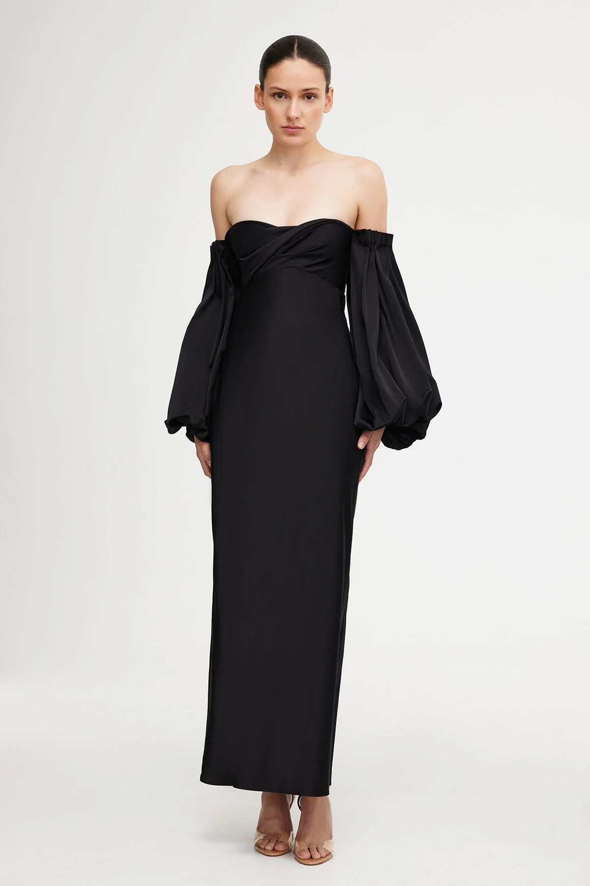 SIGNIFICANT OTHER - DANIKA OFF SHOULDER DRESS - BLACK