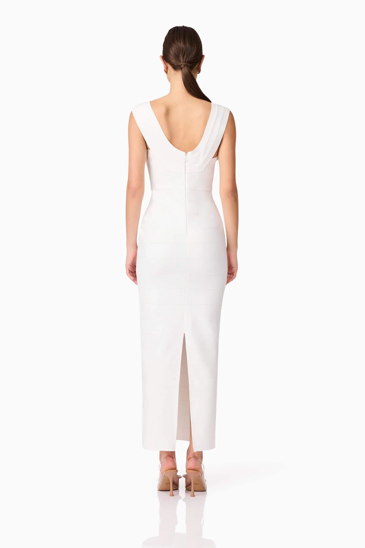 ELLIAT - FIONA FITTED MAXI DRESS - WHITE