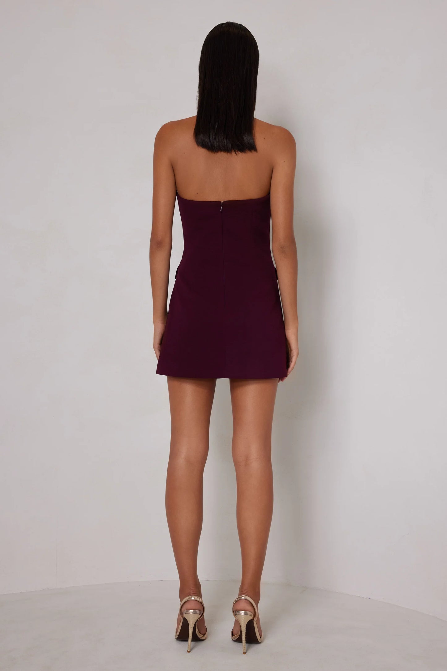 ELLE ZEITOUNE - JILLIAN DRESS - PLUM