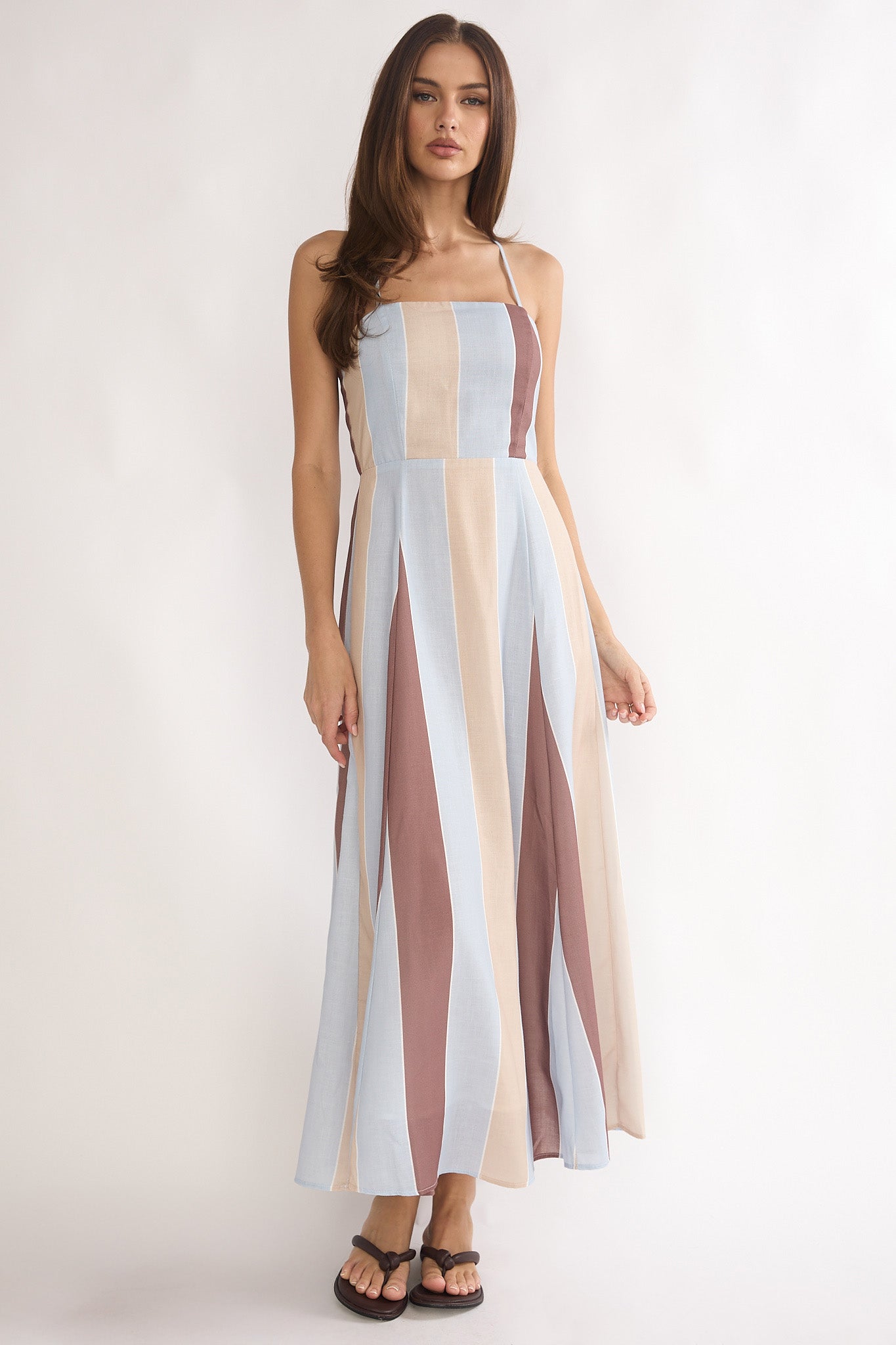 ZORIAH MAXI DRESS - STRIPE
