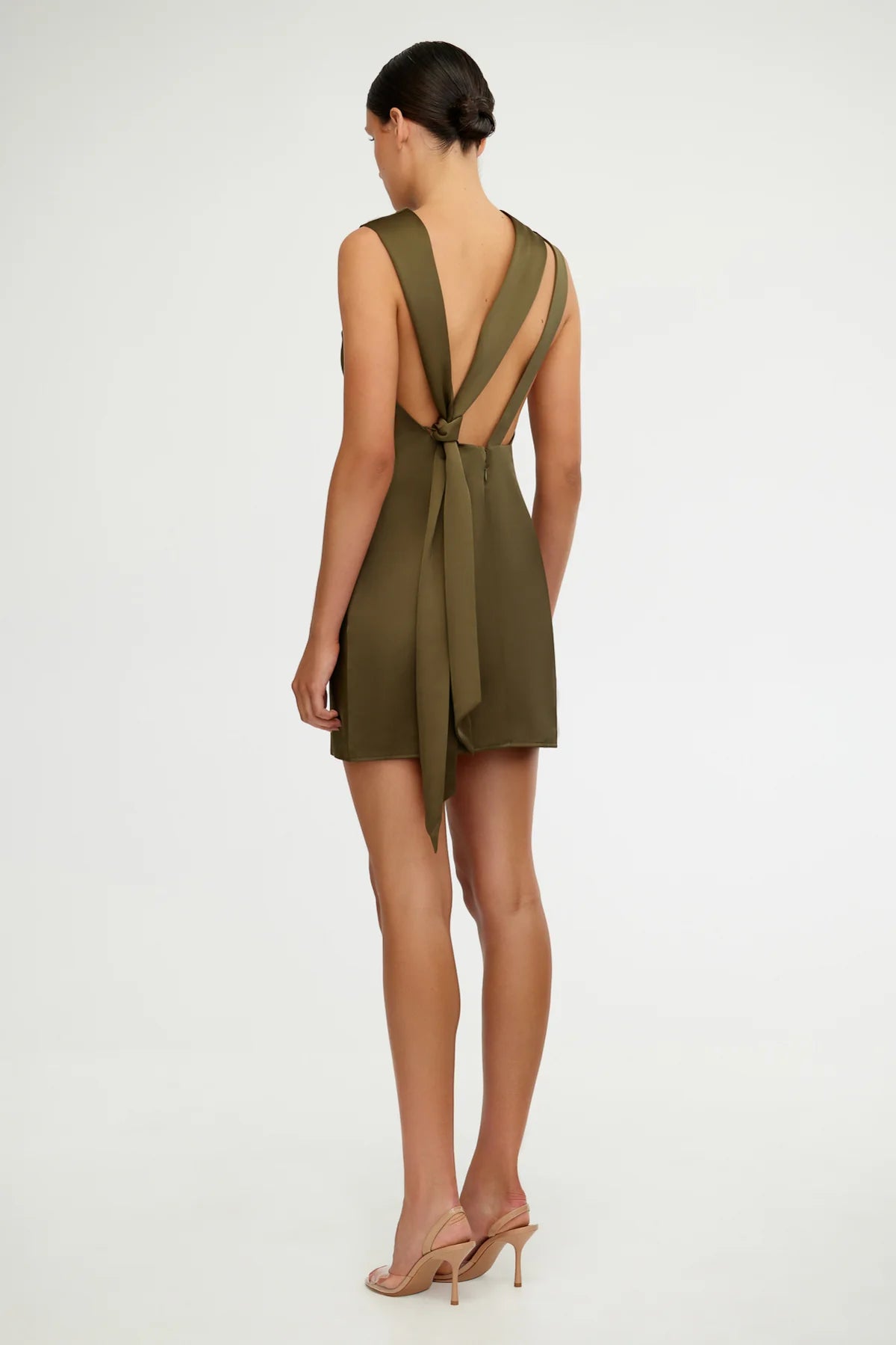 SIGNIFICANT OTHER - ANNABEL BIAS MINI DRESS - OLIVE
