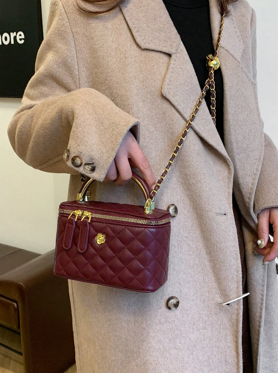 AUBRIELLE BAG - BURGUNDY