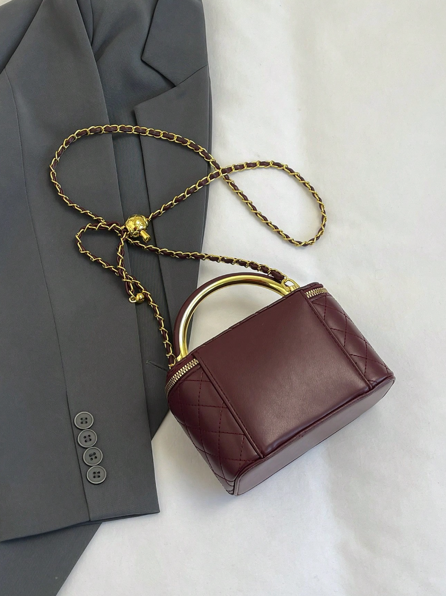 AUBRIELLE BAG - BURGUNDY