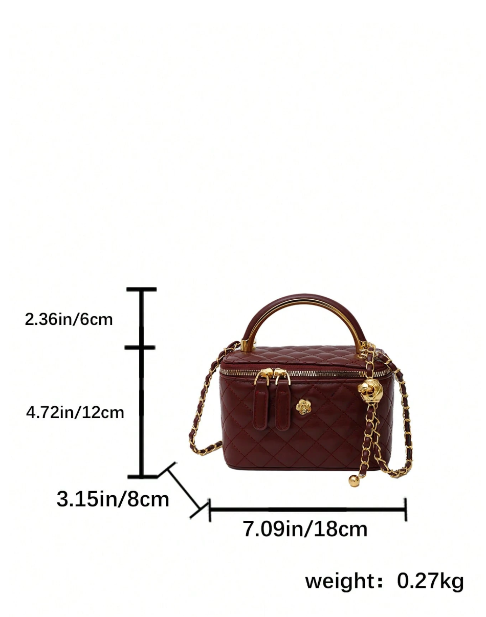 AUBRIELLE BAG - BURGUNDY