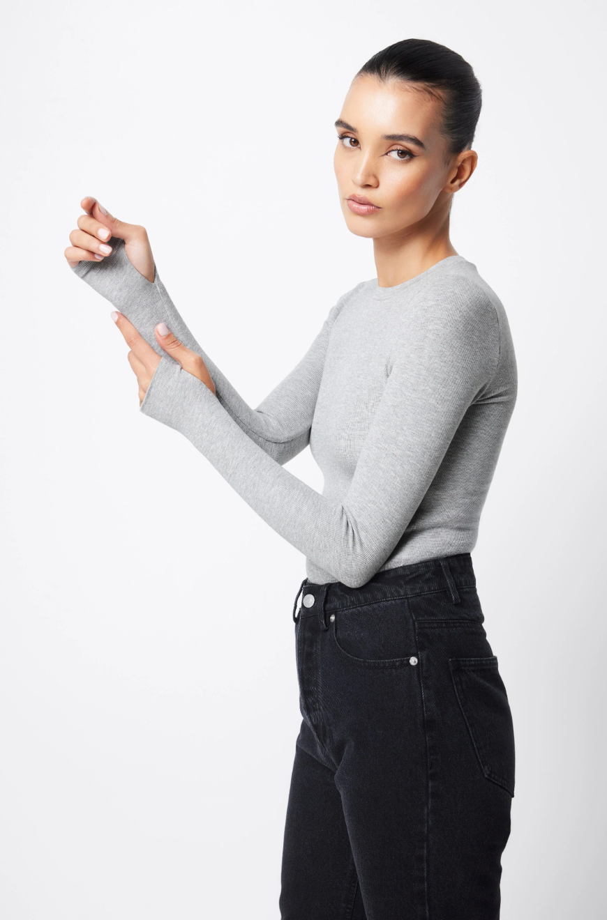 MOSSMAN - THE BROOKLYN TOP - GREY