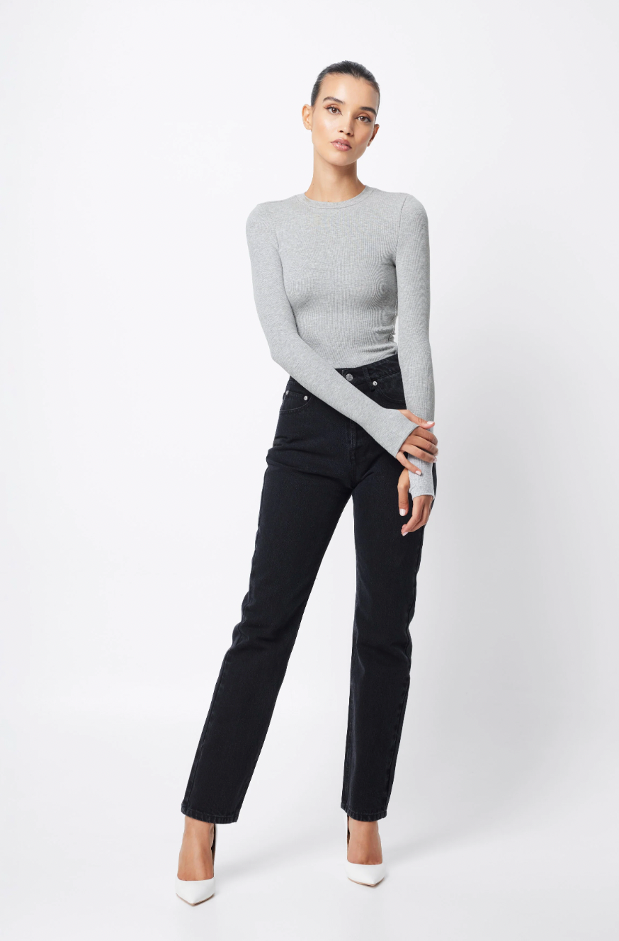 MOSSMAN - THE BROOKLYN TOP - GREY
