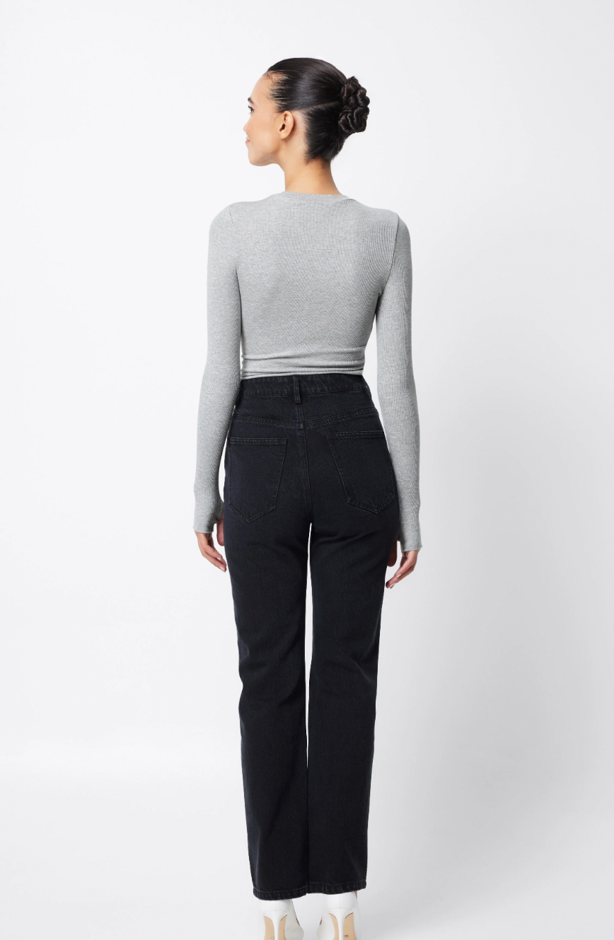 MOSSMAN - THE BROOKLYN TOP - GREY