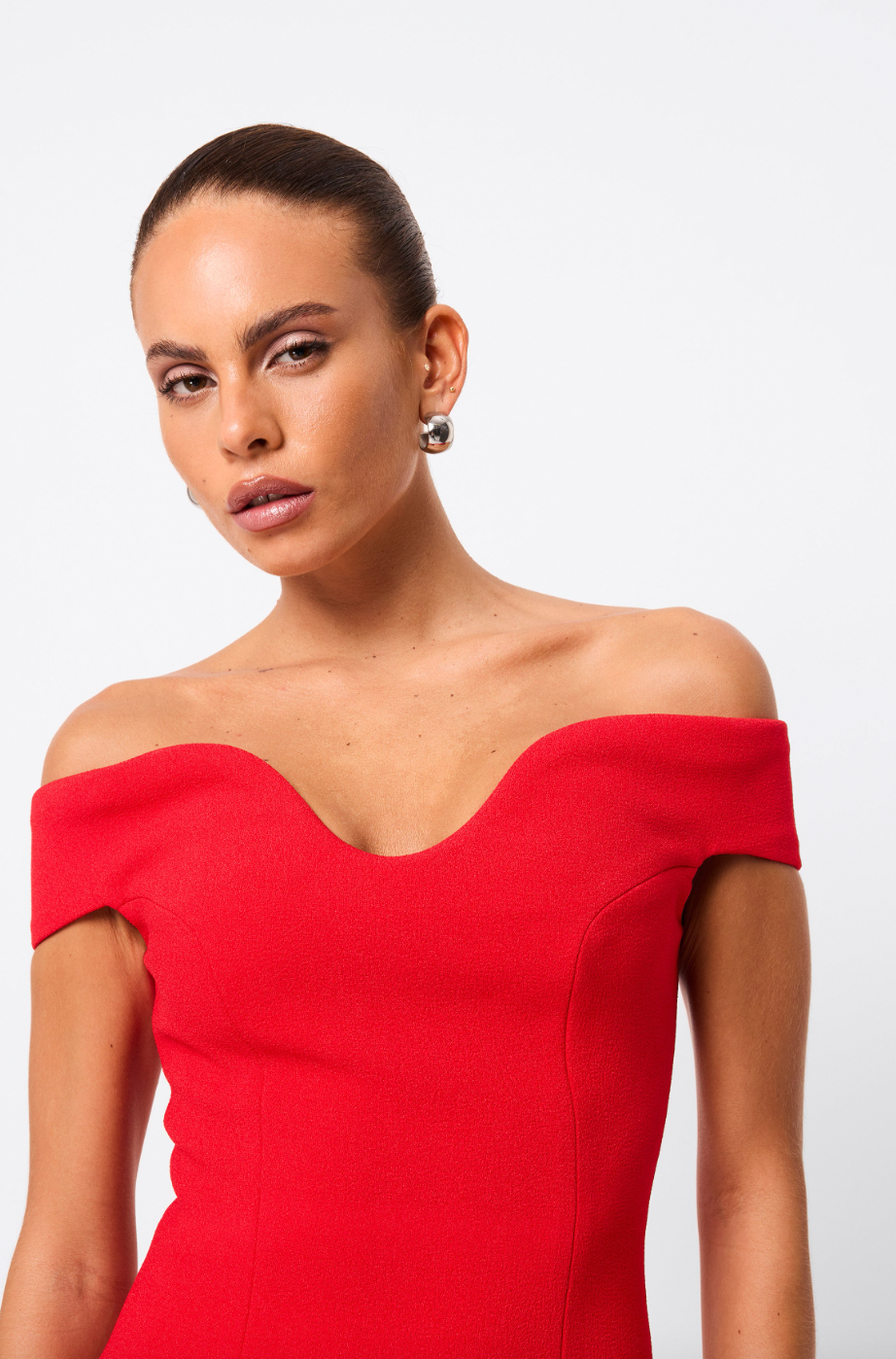 MOSSMAN - MODERNIST MAXI DRESS - RED