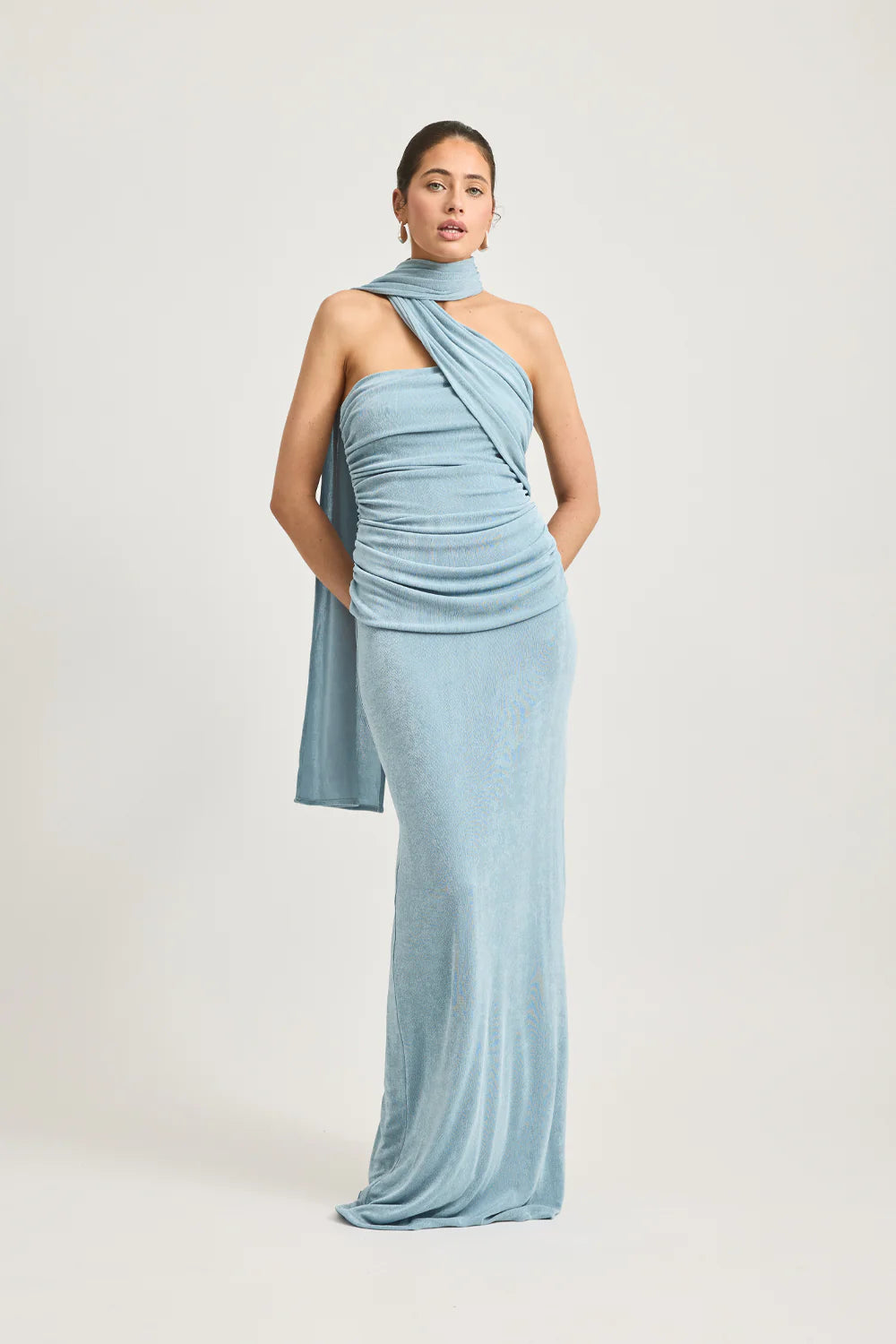TOJHA - IESHA DRESS - POWDER BLUE