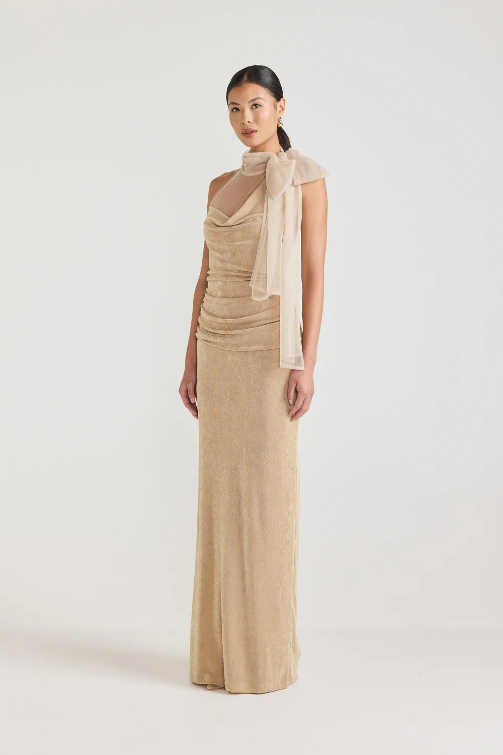 TOJHA - ANTIONETTE DRESS - BEIGE