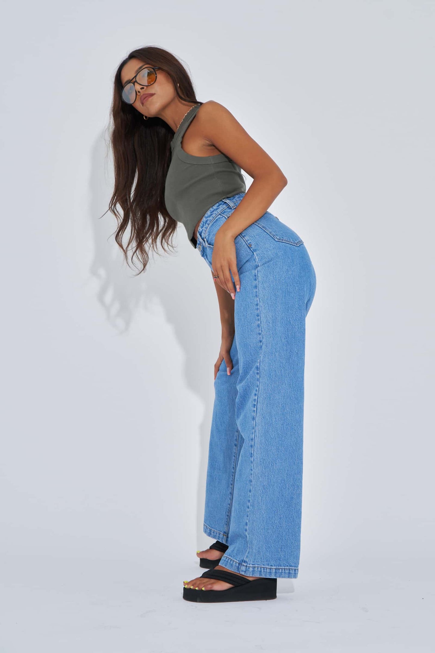 ABRAND 94 HI & WIDE DENIM JEAN - DEBBIE