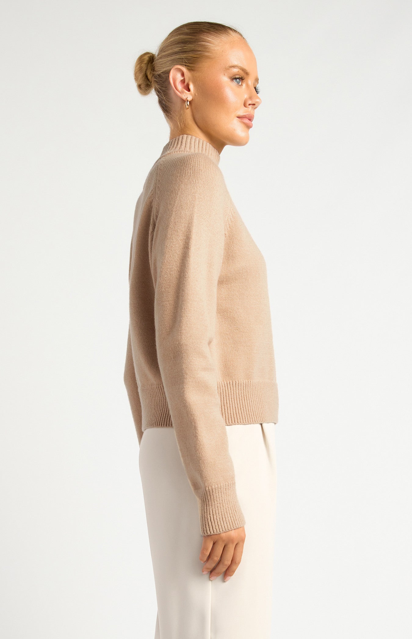 DIANA KNIT SWEATER - NUDE