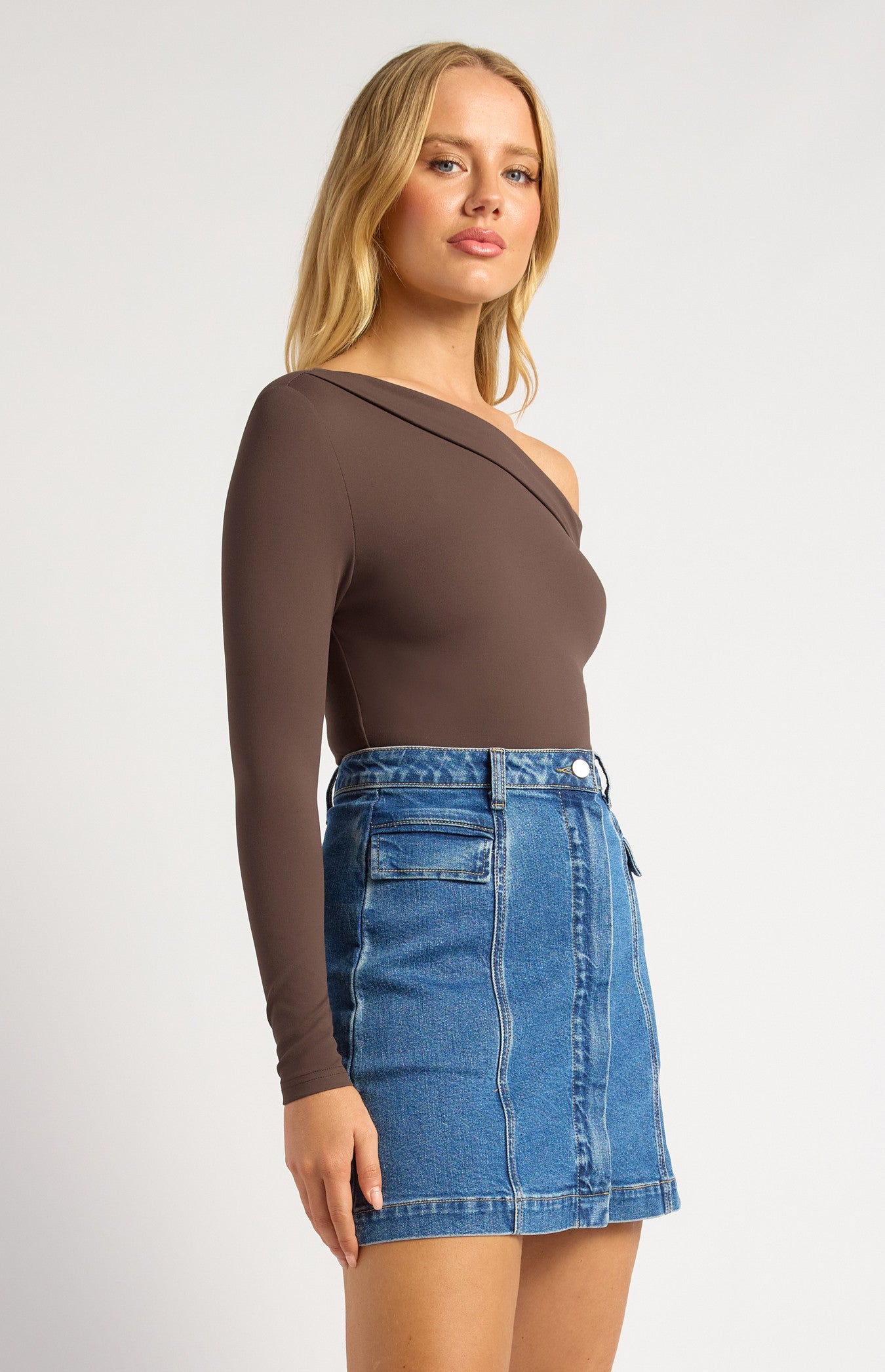 ELEANOR BODYSUIT - CHOCOLATE