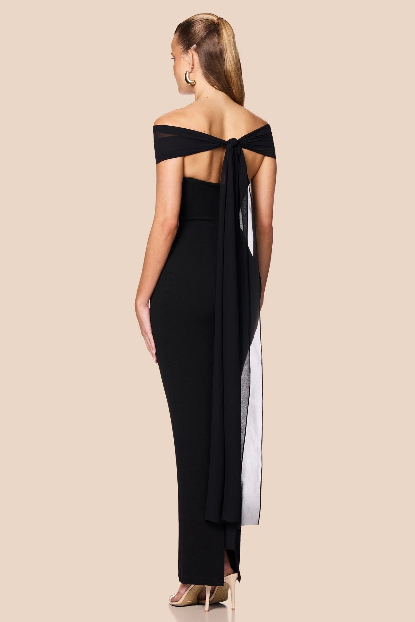 NOOKIE - ZEPHYR GOWN - BLACK
