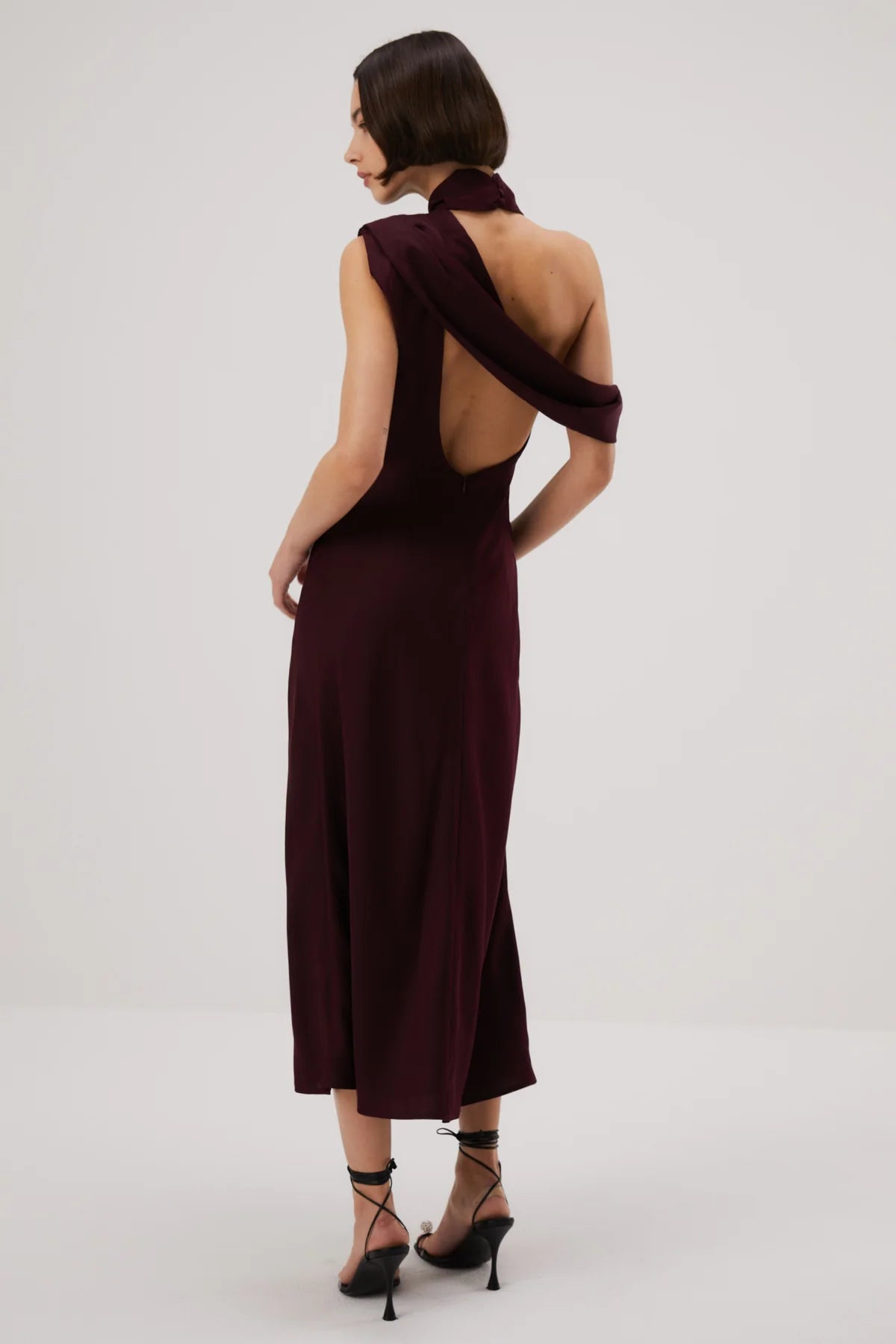 MISHA COLLECTION - AMIYA SATIN MIDI DRESS