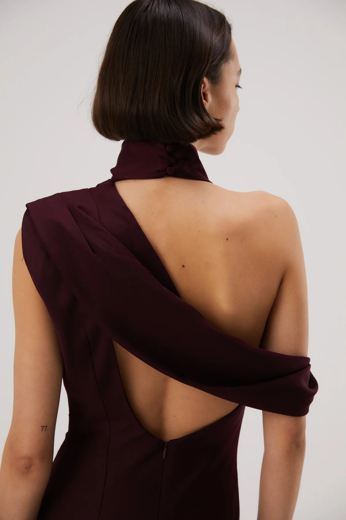 MISHA COLLECTION - AMIYA SATIN MIDI DRESS