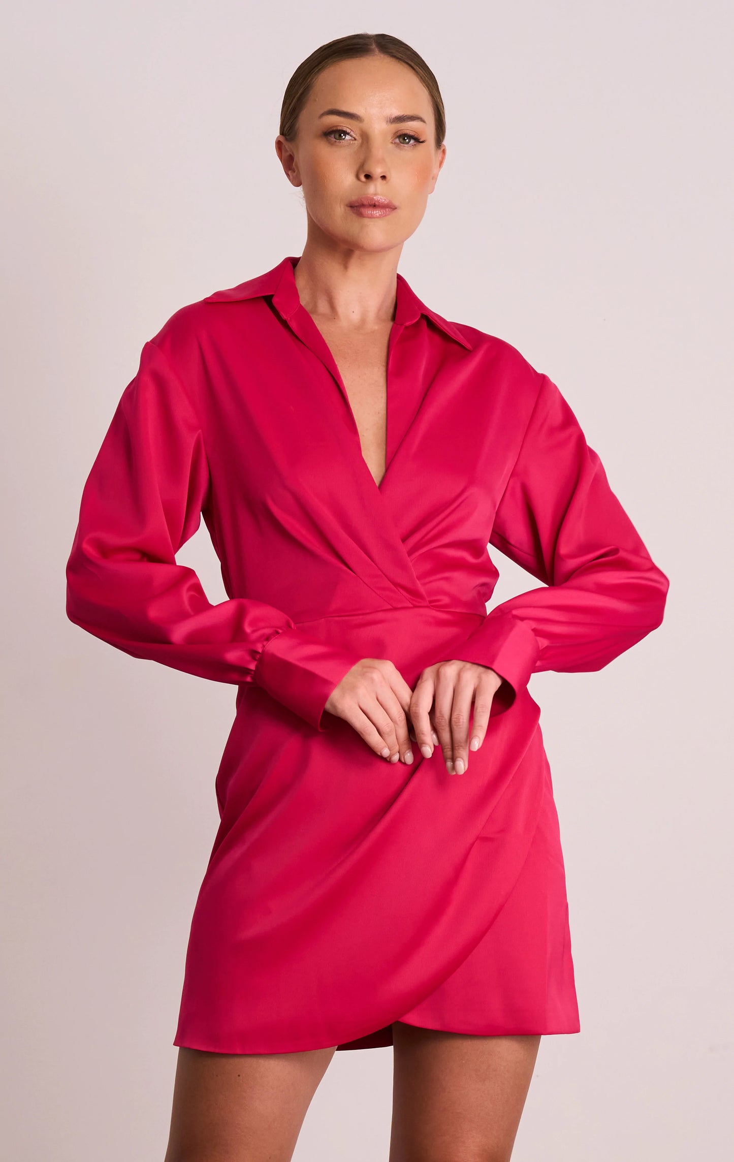 PASDUCHAS - DREAMLAND SHIRT DRESS PINK