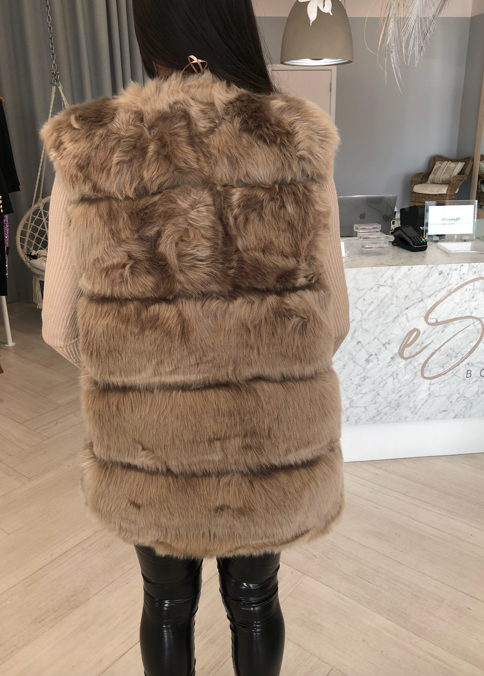 FIVE PANEL GILET - MOCHA