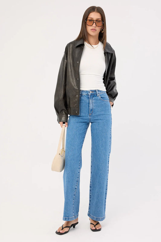 A BRAND -A 94 HIGH WAISTED WIDE JEAN - DEBBIE