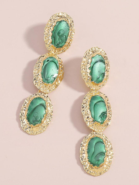 KIAMA EARRINGS - GREEN