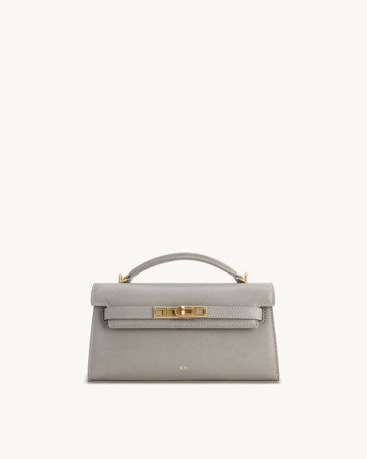 NOOR CLUTCH - LIGHT GREY