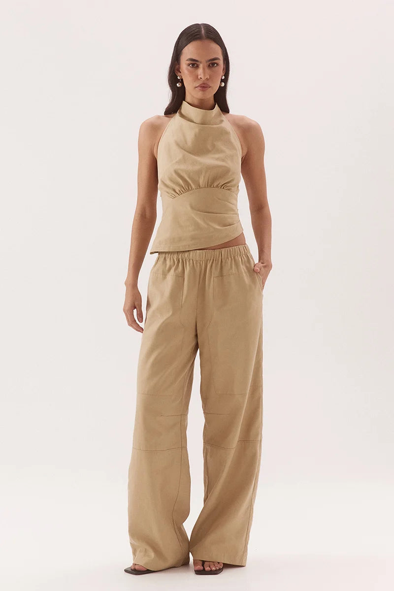 REMY TOP - CARAMEL