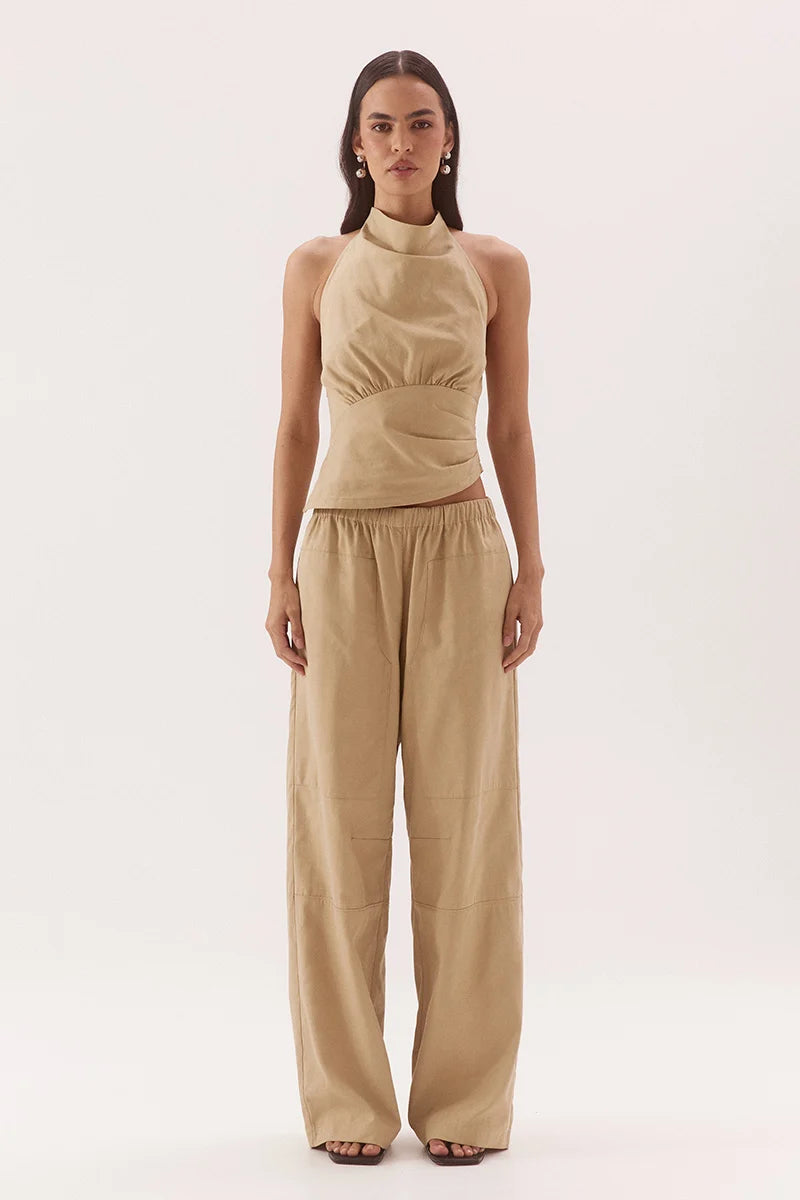 REMY PANT - CARAMEL