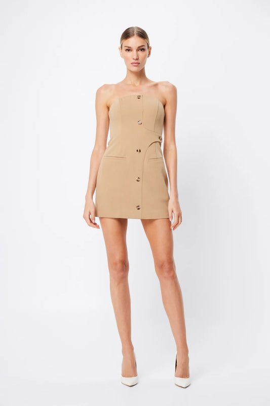 MOSSMAN - GILDED MINI DRESS
