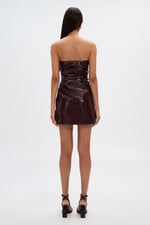 MISHA - THE 'ALSTON' GLAZED MINI DRESS