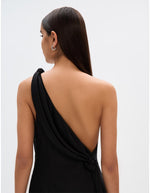 MISHA - THE JULIANNA SATIN MINI DRESS - BLACK