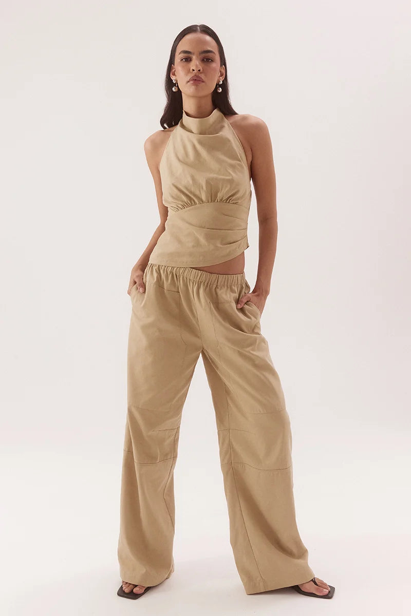 REMY TOP - CARAMEL