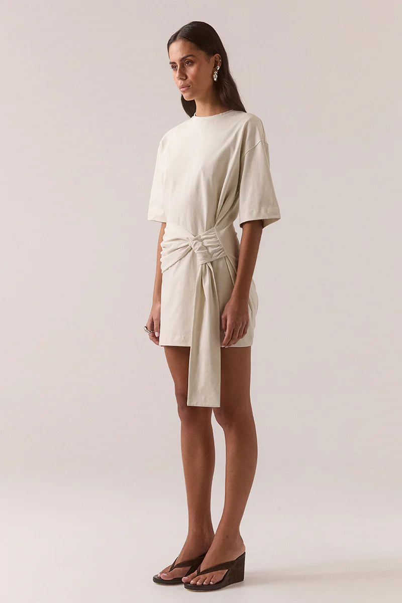 SOVERE - DELANI TEE DRESS - CREME