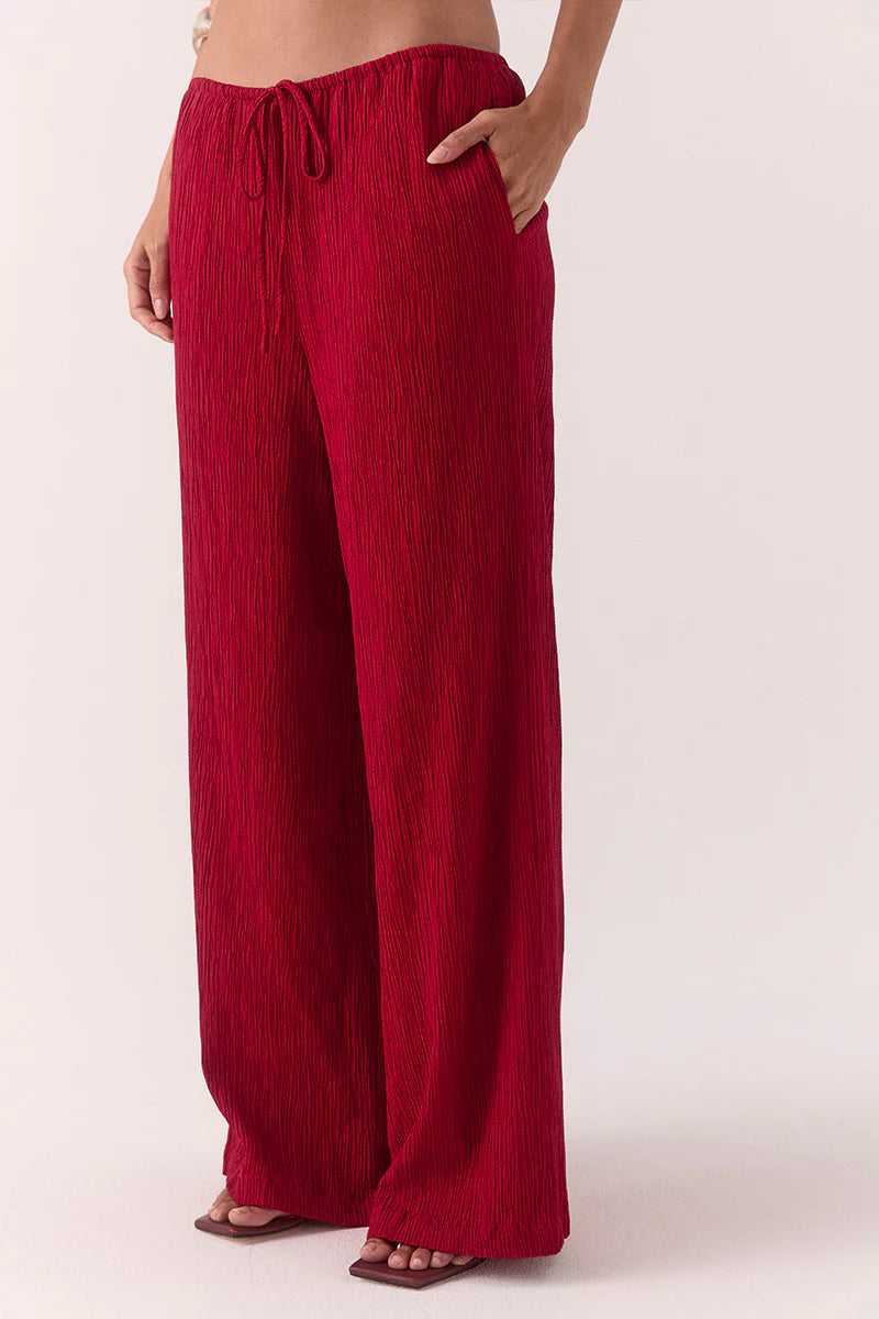 SOVERE - AINE PANTS - RASPBERRY