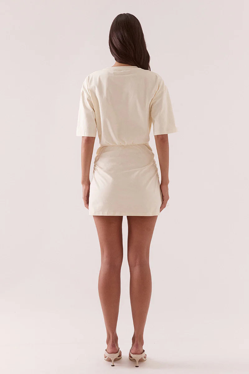 SOVERE - IZEL TEE DRESS - PANNACOTTA