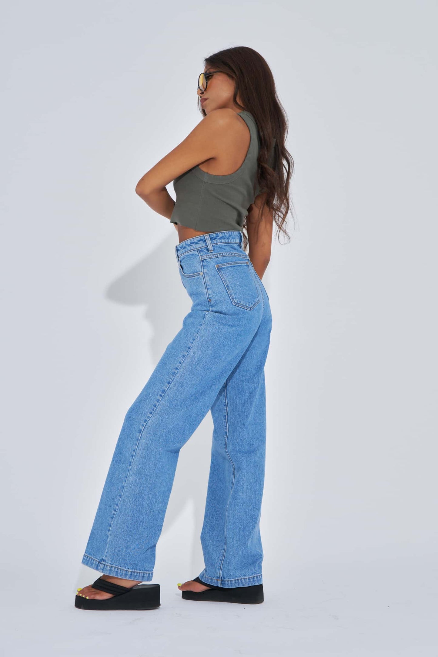 ABRAND 94 HI & WIDE DENIM JEAN - DEBBIE