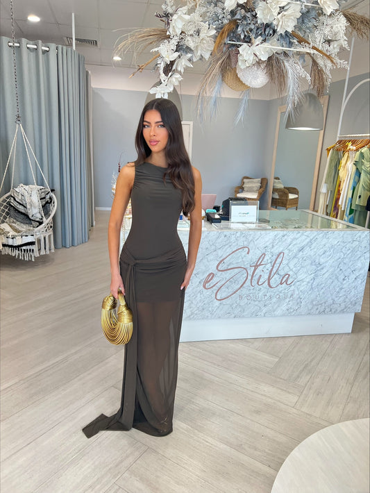 TOJHA - WREN SHEER MAXI DRESS