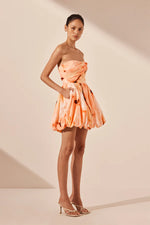 SHONA JOY - LARISSA DRAPED BUBBLE MINI DRESS