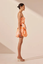 SHONA JOY - LARISSA DRAPED BUBBLE MINI DRESS