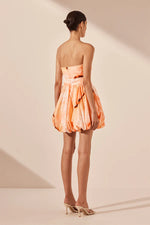 SHONA JOY - LARISSA DRAPED BUBBLE MINI DRESS