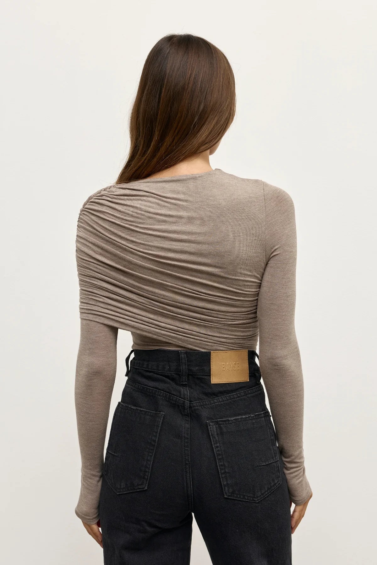 ARIYA BODYSUIT - GREY MARBLE