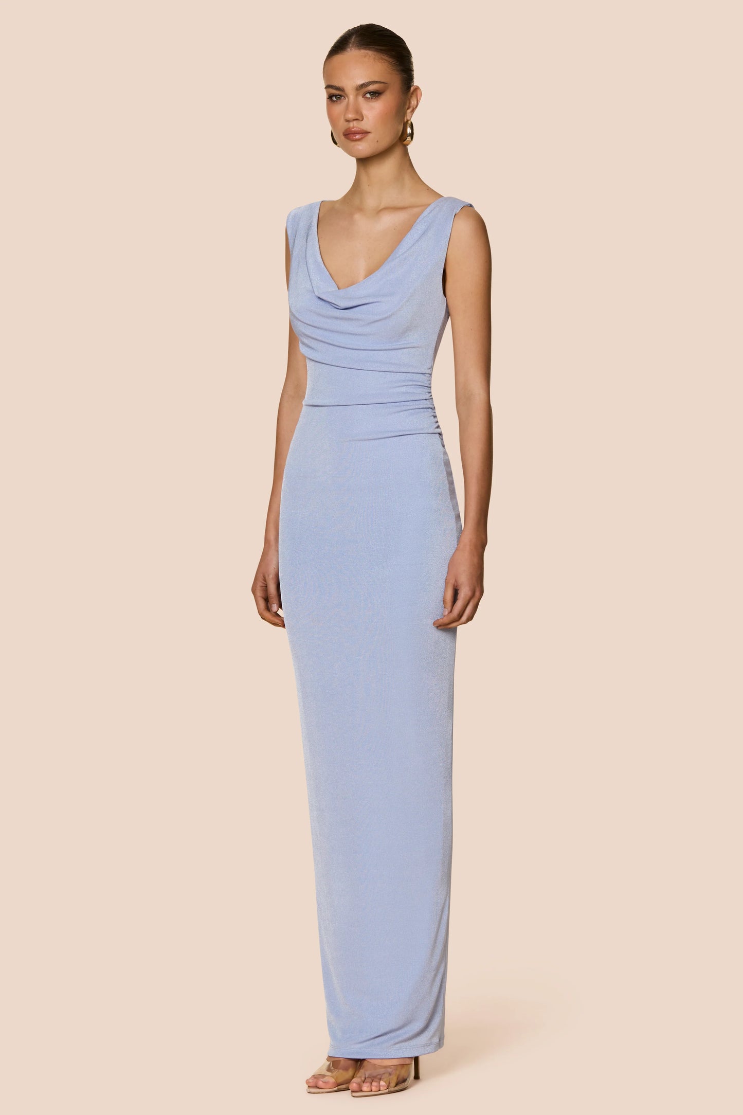 drape maxi dress from estila boutique 