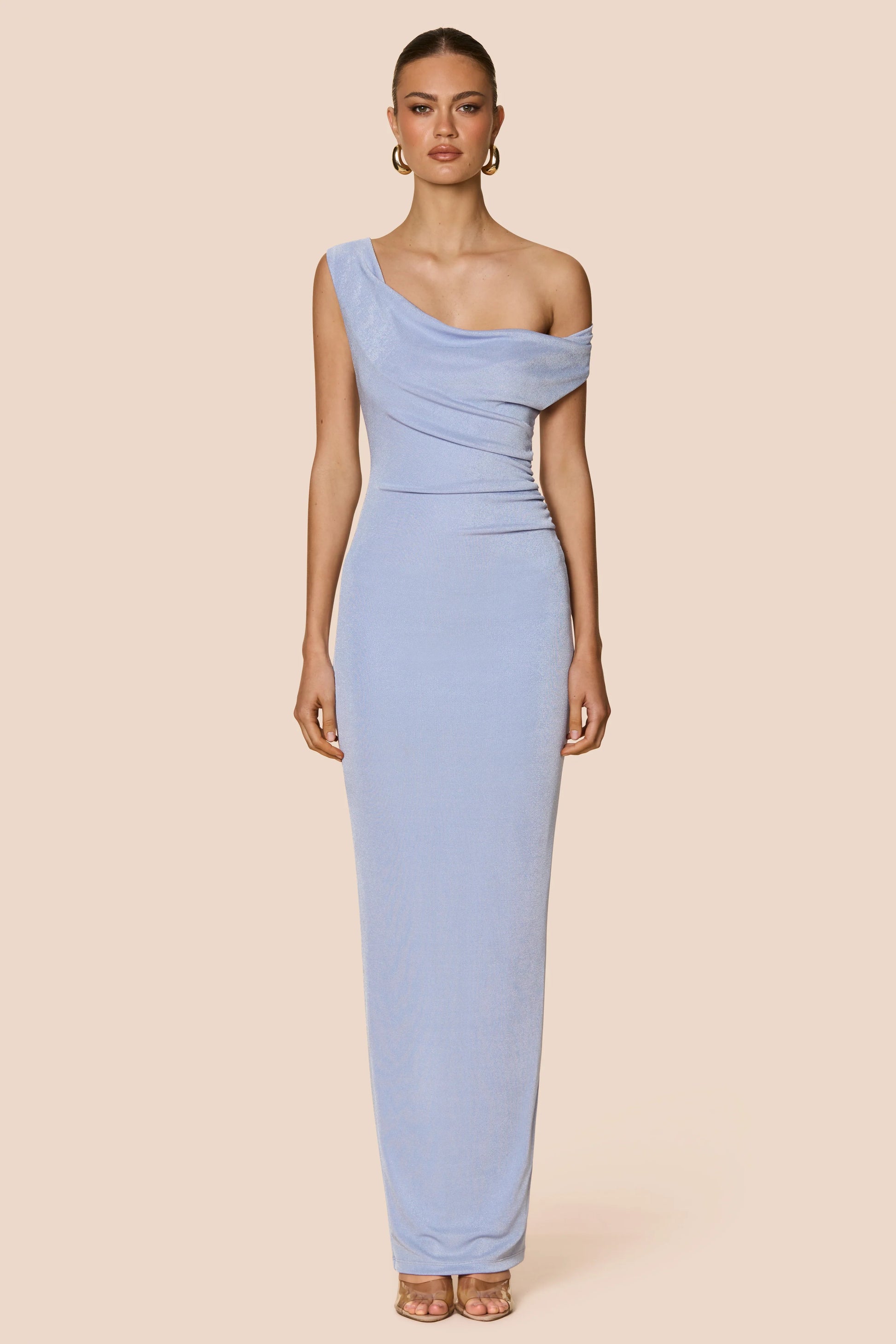 drape maxi dress from estila boutique 