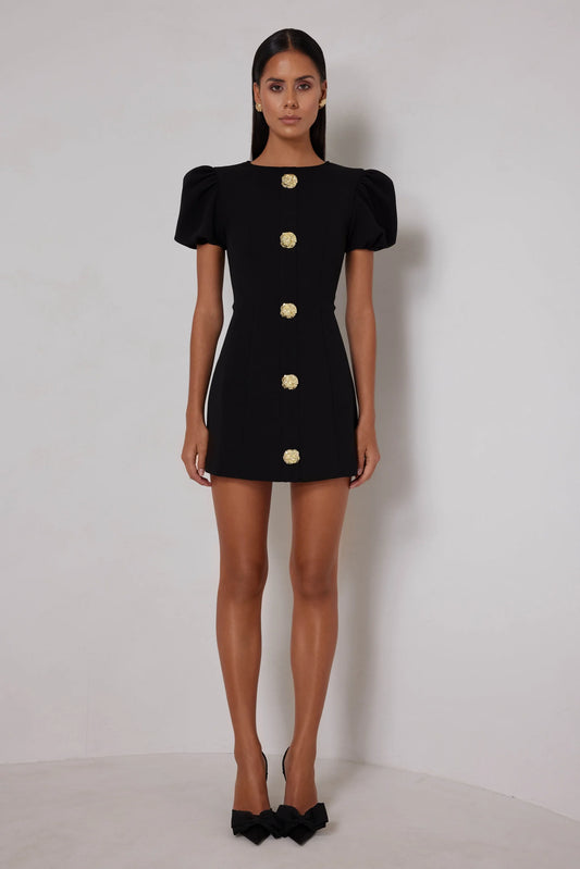 ELLE ZEITOUNE - CANDICE MINI DRESS - BLACK